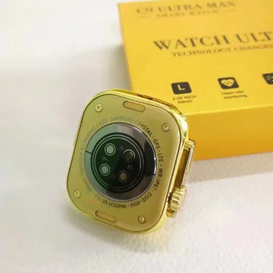 New C9 Ultra Max Smart Watch 9 Big Gold