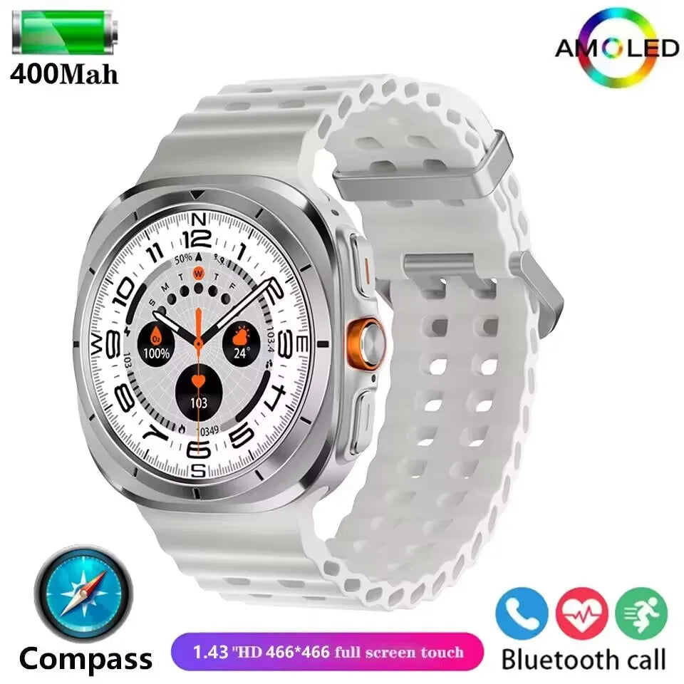 Galaxy Watch 7 Ultra GPS Compass NFC Smart Watch Outdoor Sports Man AMOLED BT Call IP68