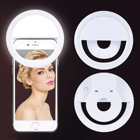 LED Light Ring USB Charge Led Selfie Ring Light