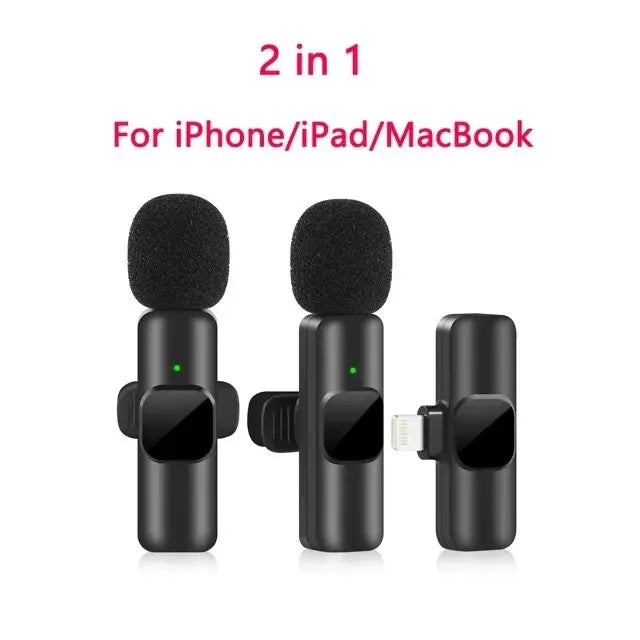 Portable Audio Video Recording Mini Mic for iPhone Android Live Broadcast Gaming Phone Mic