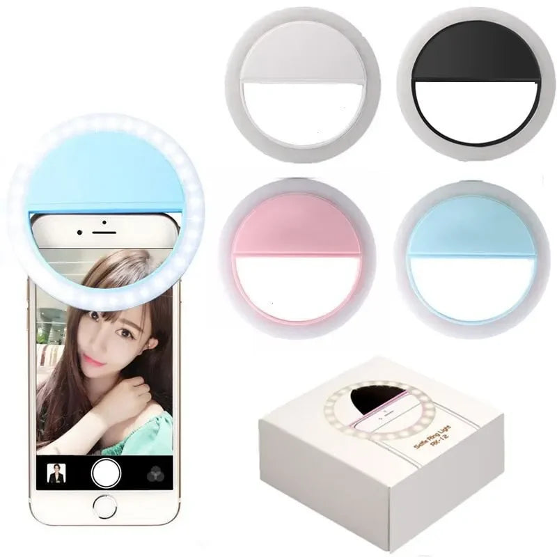 LED Light Ring USB Charge Led Selfie Ring Light