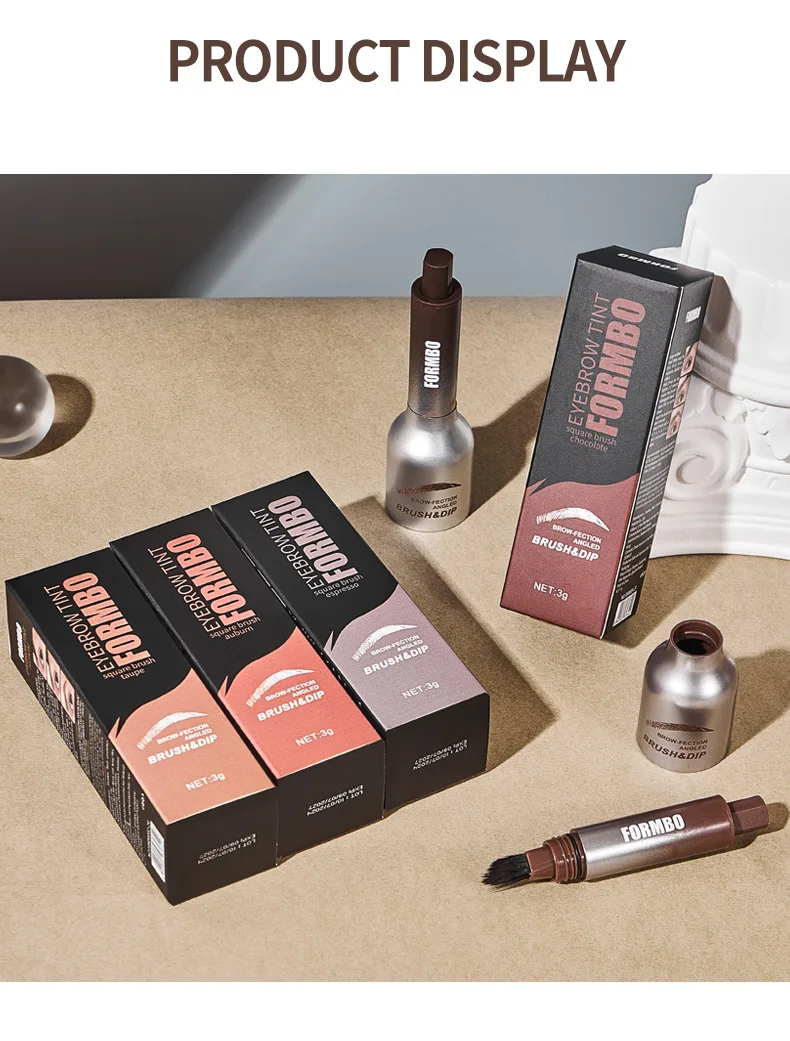 Brow-Fection Angled Brush & Dip Liquid Eyebrow Gel